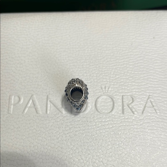 Pandora Waterfall Blue Ocean Heart Charm - Picture 6 of 6